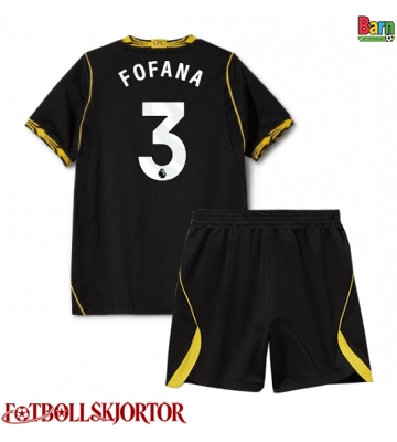 Chelsea Wesley Fofana #3 Borta Kläder Barn 2026-27 Kortärmad (+ Korta byxor)